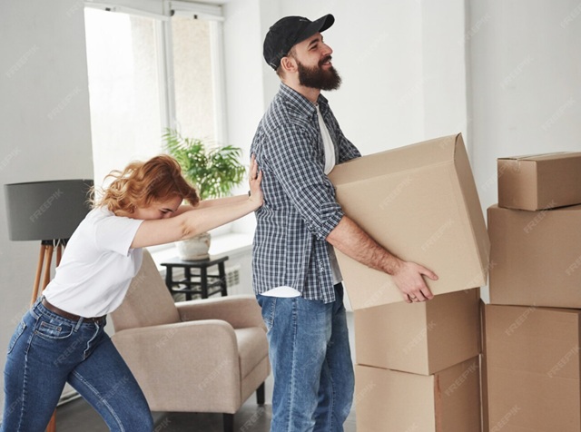 stěhování věcí